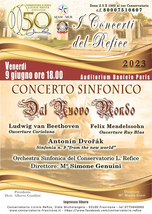 Concerto Sinfonico "Dal Nuovo Mondo"