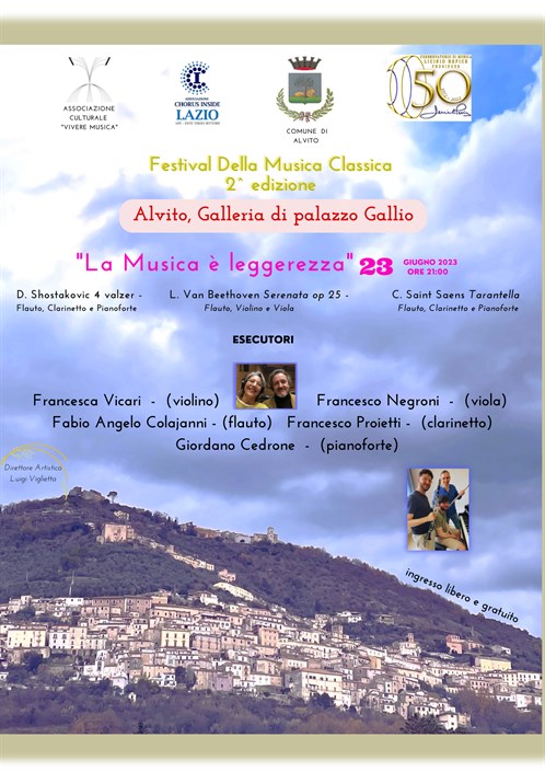 Festival della musica classica 2 edizione concerto del 23 giugno