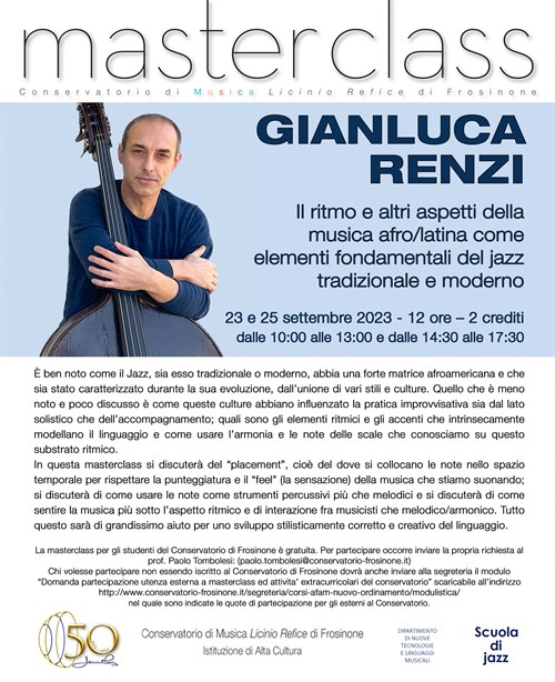 Masterclass Gianluca Renzi