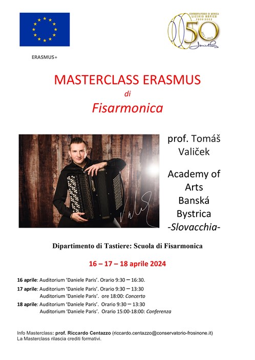 Masterclass Erasmus di Fisarmonica