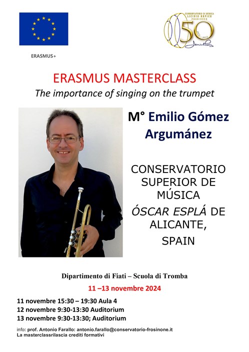 Locandina Erasmus Emilio Gomez (A3)