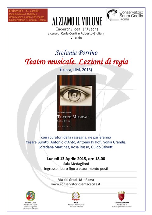 “Teatro musicale – Lezioni di regia” di Stefania Porrino