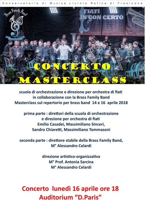 Concerto Masterclass sul repertorio per Brass Band