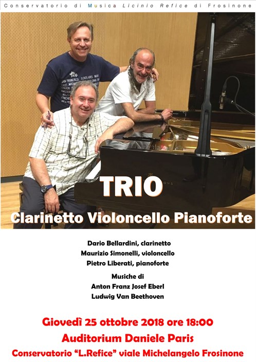Concerto "TRIO" clarinetto-violoncello-pianoforte