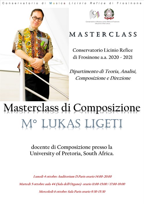 Masterclass di Composizione M°Lukas Ligeti